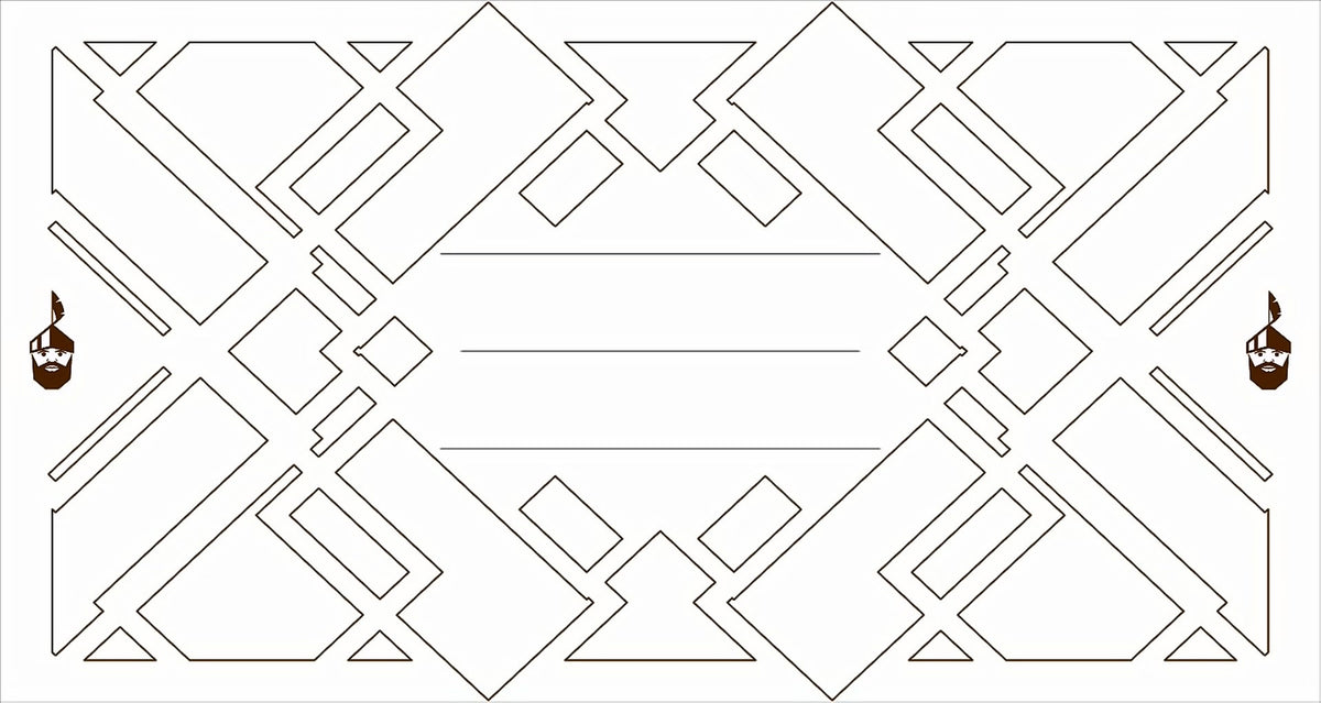 6er Set | RUBA moderne Gewürzdose inkl. 6 graphischen Klebeetiketten zum Beschriften