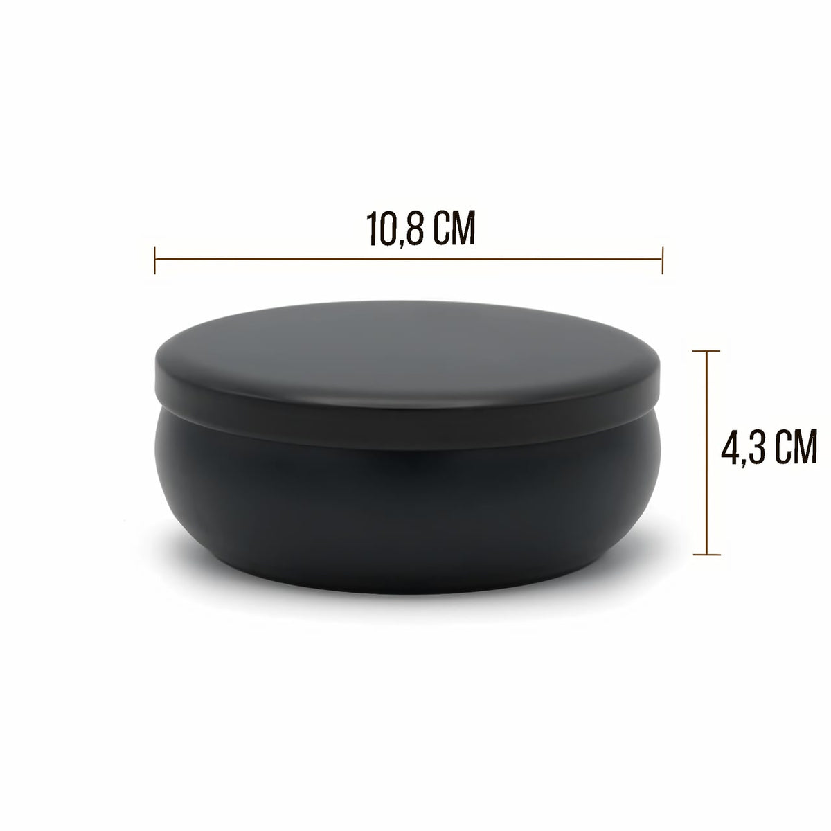 3er Set | NOLA Schmuckdose | 4,3 x 10,8 cm (H,ø) | auch ideal als Kosmetikaufbewahrung
