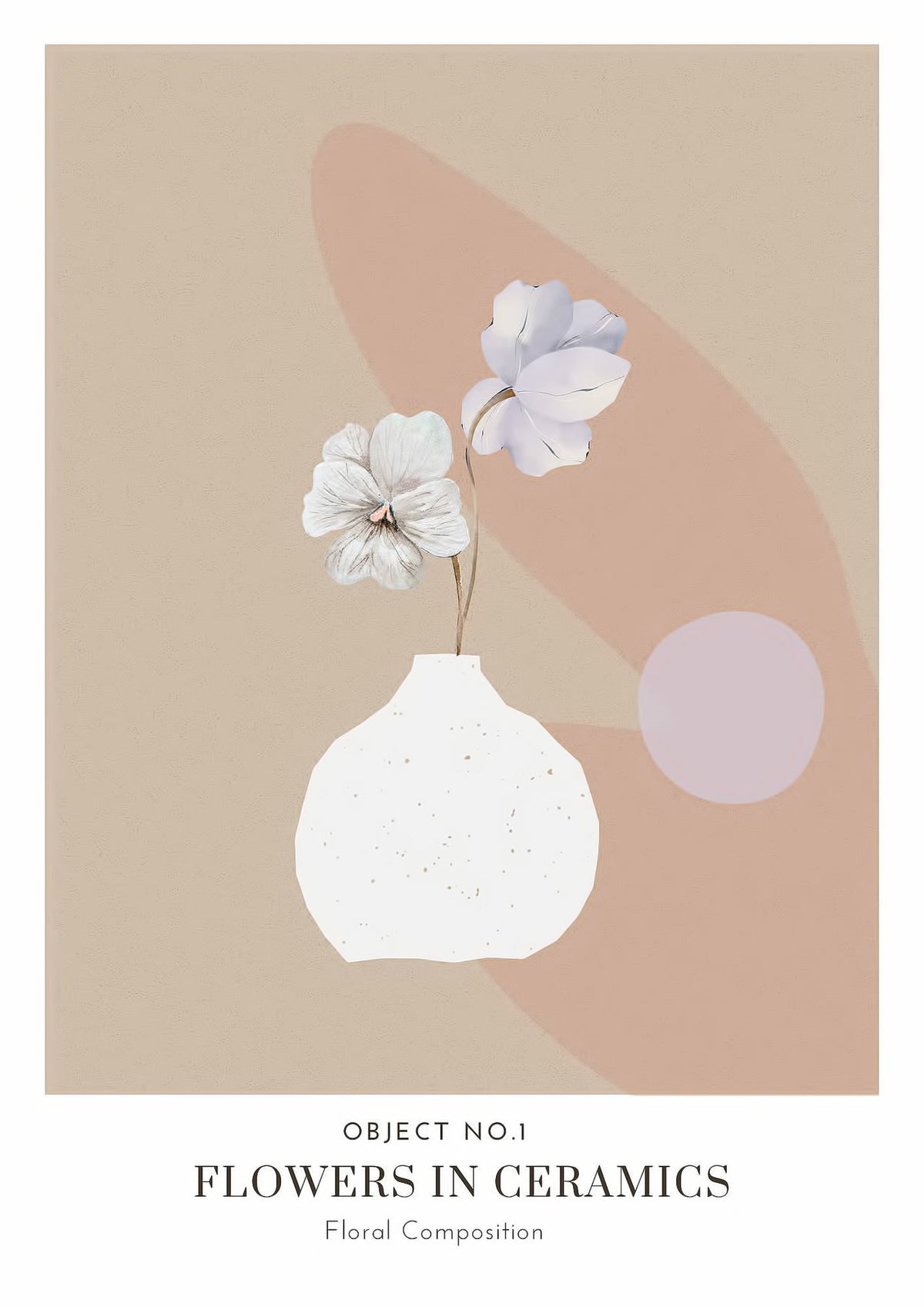 Dosenritter | Flowers Wandbilder Modern, Minimalistisch, Abstrakt, Druckbilder für Esszimmer, Wohnzi
