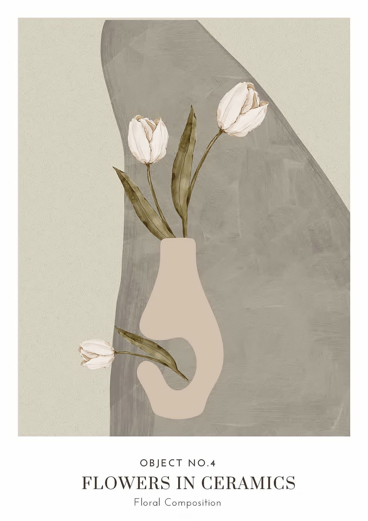 Dosenritter | Flowers Wandbilder Modern, Minimalistisch, Abstrakt, Druckbilder für Esszimmer, Wohnzi