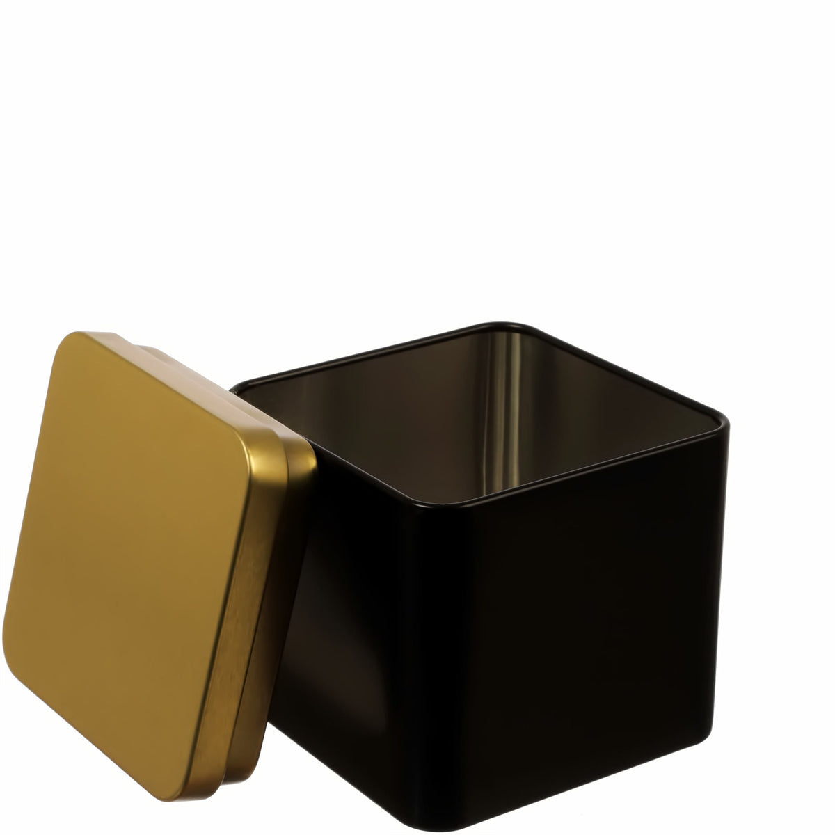 6er Set | GOLDI Junior edle Teedose / Vorratsdose  aromadicht | schwarz-gold