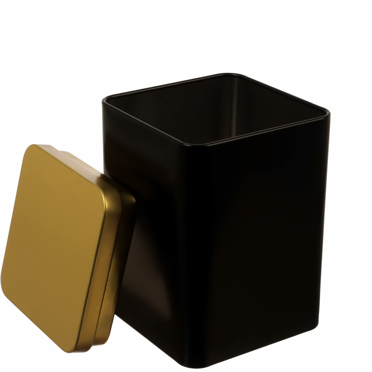 6er Set | GOLDI edle Teedose / Vorratsdose  aromadicht | schwarz-gold