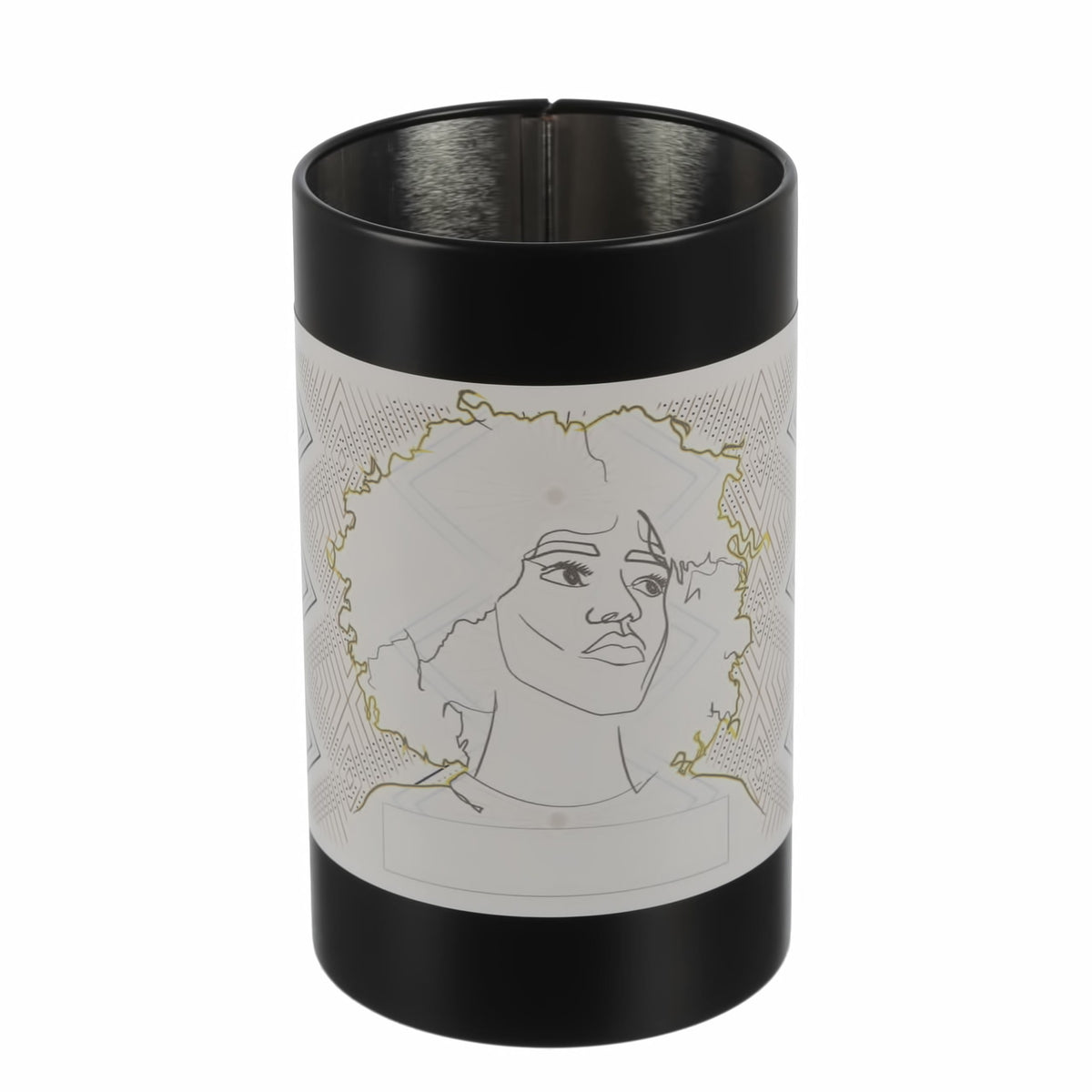 6er Set | RUBA moderne Gewürzdose inkl. 6 funky Klebeetiketten zum Beschriften